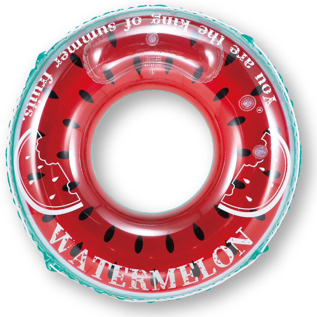 ハーフスイカウキワ120cm（空気栓大付）